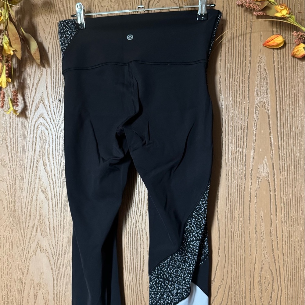 lululemon athletica Black and White Leggings